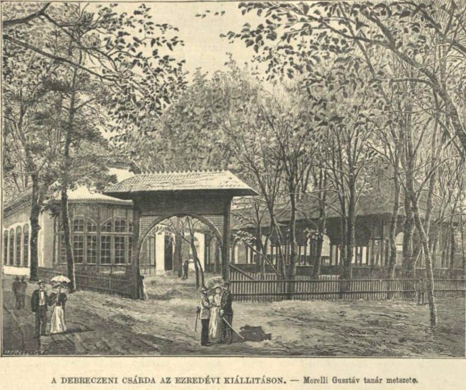 Debreceni csárda Budapesten az Ezredévi Kiállításon 1896-14