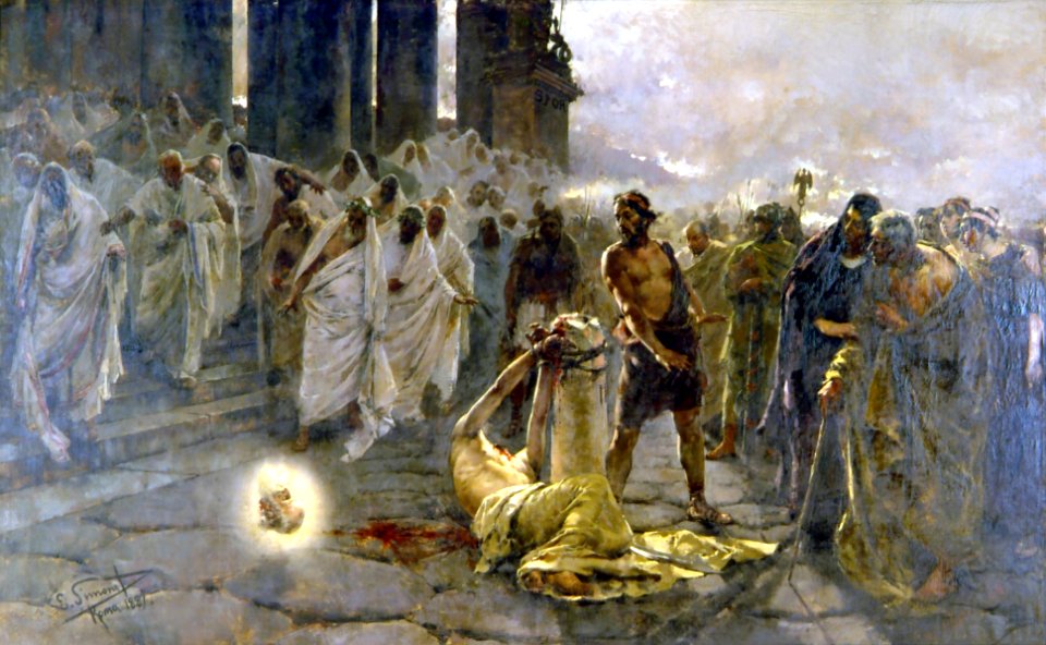 Decapitación de San Pablo - Simonet - 1887
