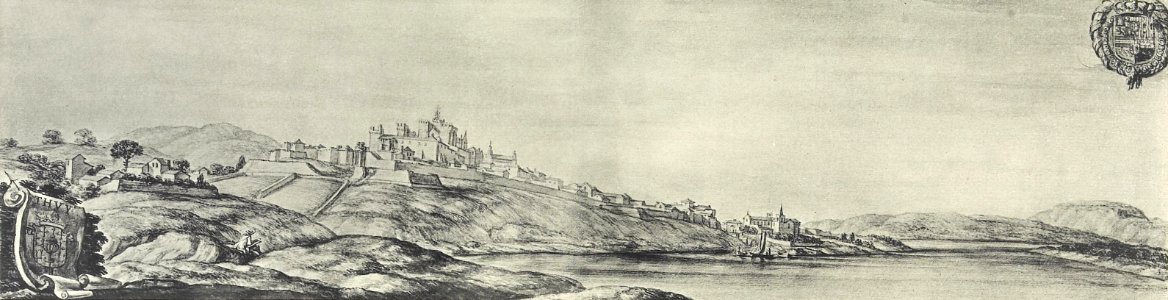 Debuxo de Tui por Pier Maria Baldi (1669)