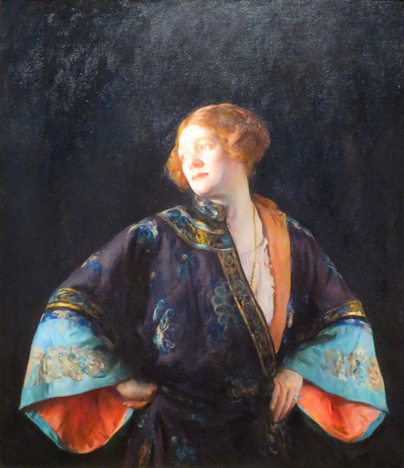 Joseph DeCamp The Blue Mandarin Coat 1922