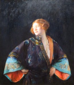 Joseph DeCamp The Blue Mandarin Coat 1922