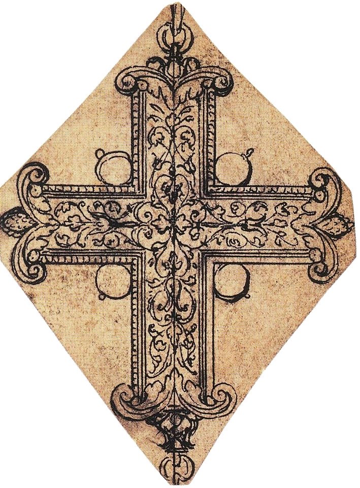 Decoratve Cross, design by Hans Holbein the Younger