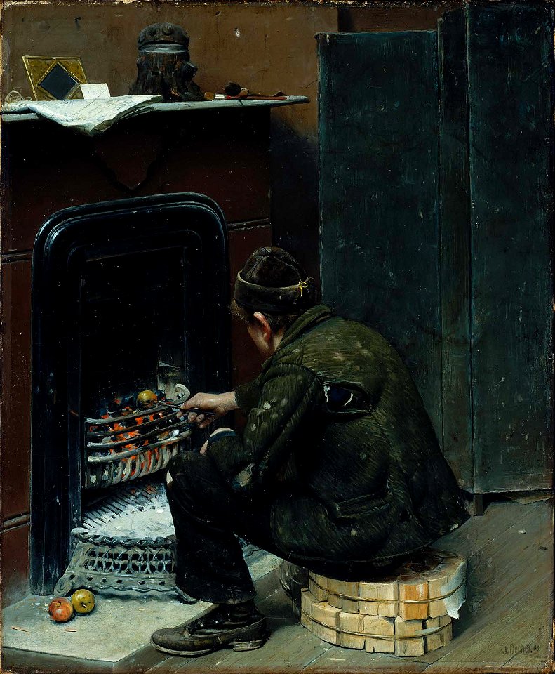 Joseph Decker - Roasting Apples - 1993.944 - Museum of Fine Arts