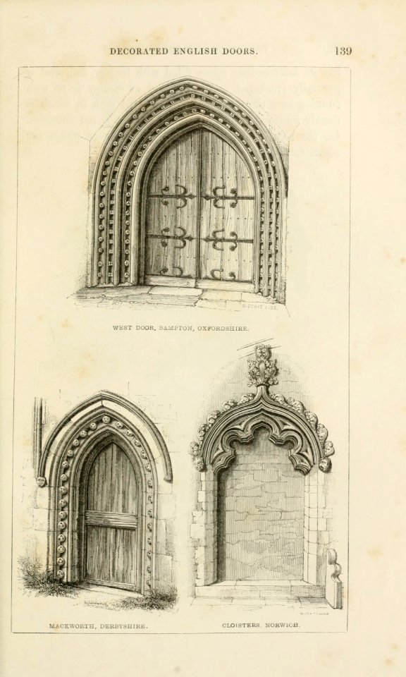 Decorated English Doors stylesofarchitec00rick 0225
