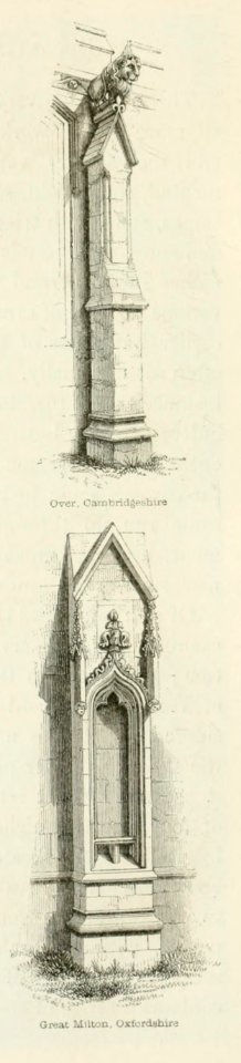 Decorated English Buttresses stylesofarchitec00rick 0252