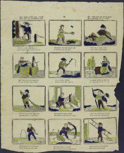Deez' knapen zoeken hun vermaak-Catchpenny print-Borms 0780