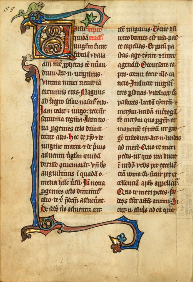 Decorated Initial V - Google Art Project