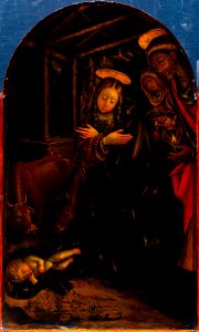 Defendente Ferrari - The Adoration of the Christ Child - 1941.134 - Fogg Museum. Free illustration for personal and commercial use.