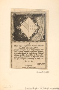 Dedication print by Philip Galle, R-2009-25195, Prints Department, Royal Library of Belgium