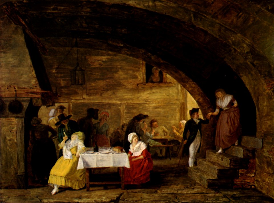 Defrance, Pub interior1 (18th c)