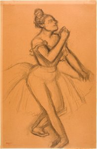 Degas - A Dancer, 1985.457. Free illustration for personal and commercial use.