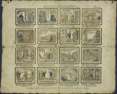 Deez' prent vertoond Gods Zoon, in smart en heerlykheid-Catchpenny print-Borms 0977