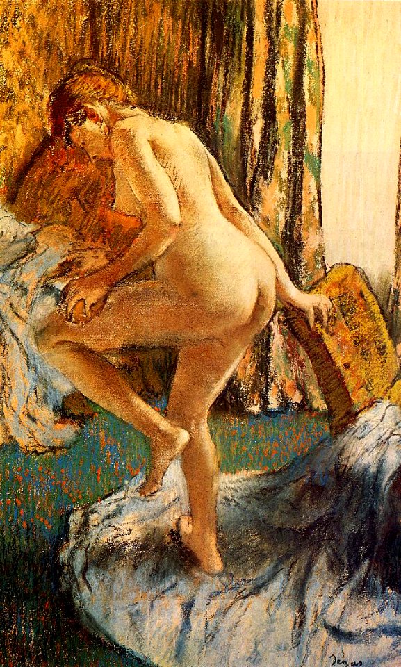 Degas - After the Bath, circa 1883