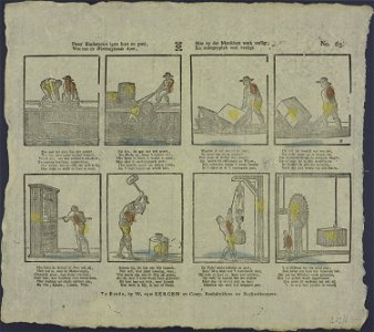 Deez' kinderprint leert kort en goed, wat nut de werktuigkunde doet-Catchpenny print-Borms 0354