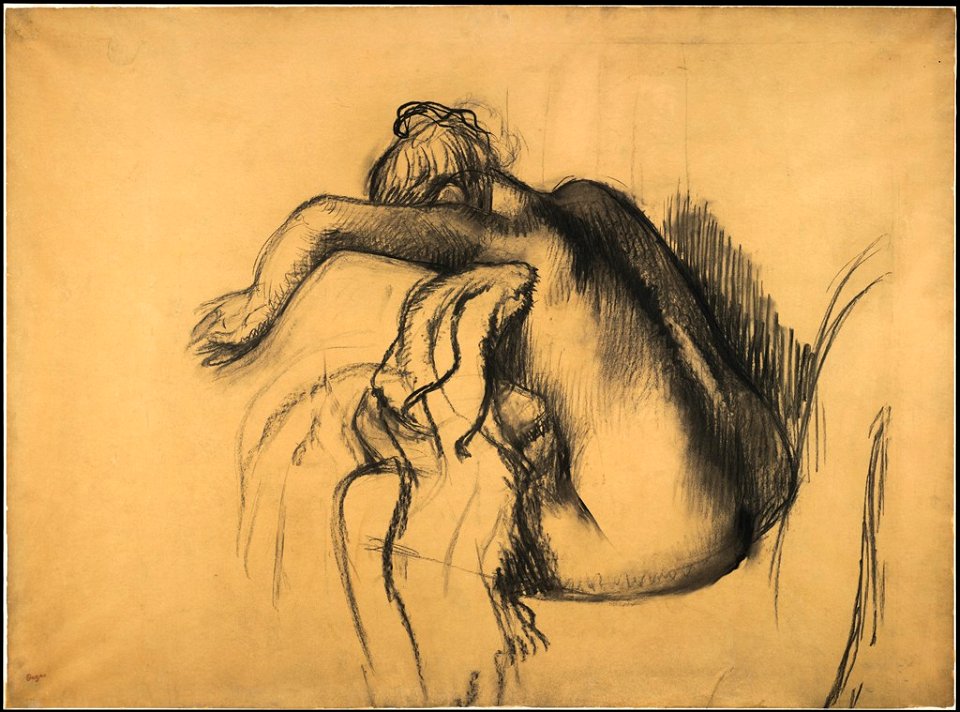 Degas - After the Bath, Woman Drying Herself, 1965.258