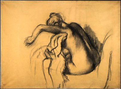 Degas - After the Bath, Woman Drying Herself, 1965.258