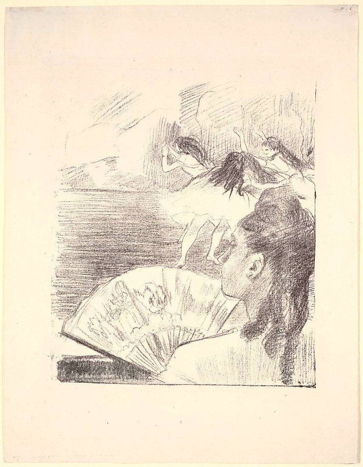 Degas - At the Theater Woman with a Fan, 60.260