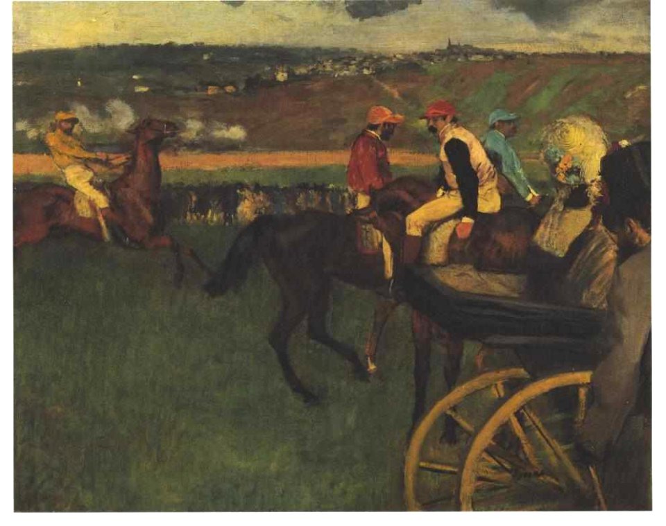 Degas - Beim Rennen