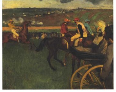 Degas - Beim Rennen