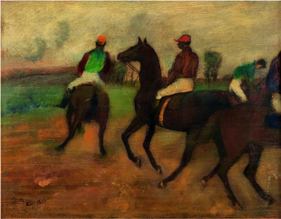 Degas - Before the Race, Circa 1888