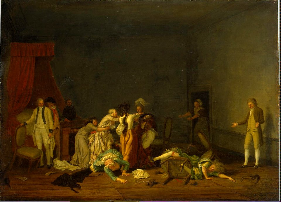 Defrance, Léonard, Fighting women, Hermitage