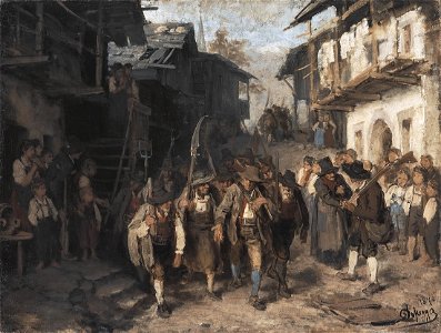 Defregger Das letzte Aufgebot