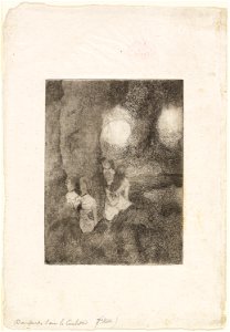 Degas - Dancers in the Wings, 1955.1009