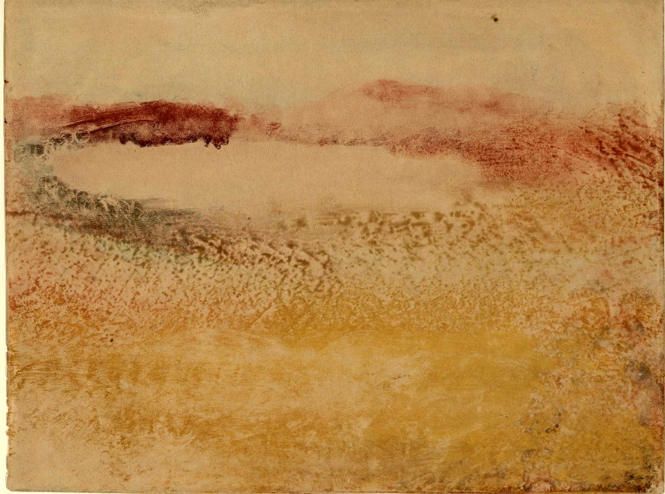 Degas - A lake in the Pyrenees, 1949,0411.2426