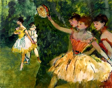 Degas - Dancer with Tambourine, 1883