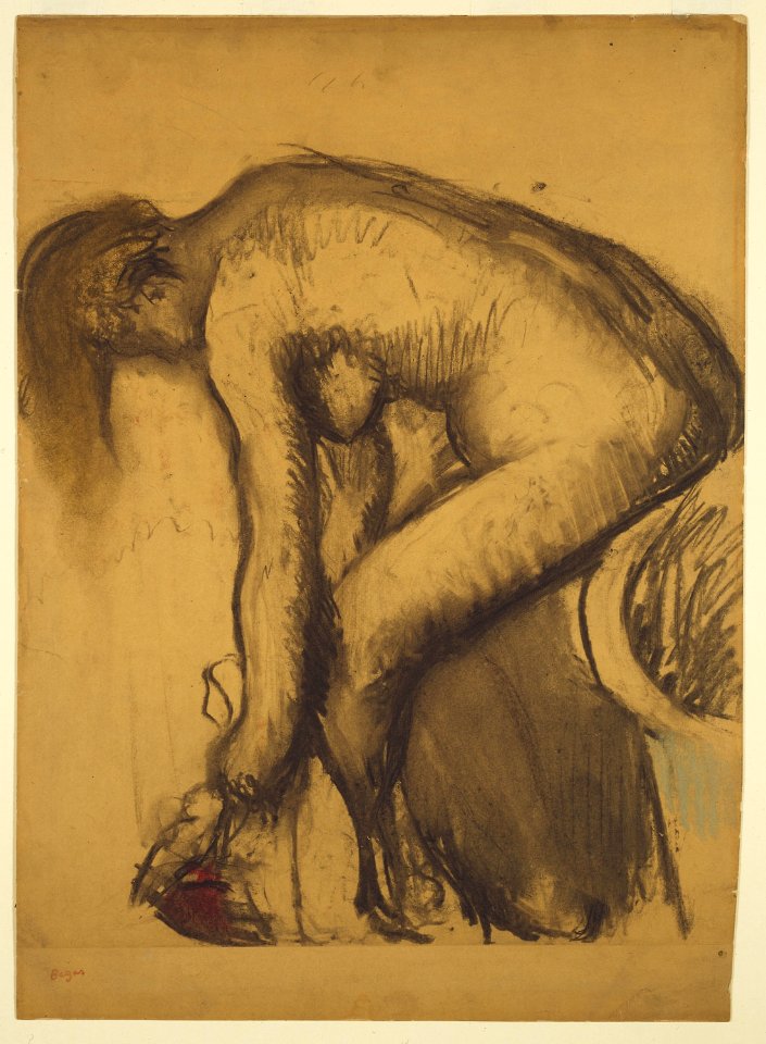 Degas - After the Bath (Woman Drying Her Feet), 1945.34