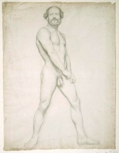 Degas - Academic Study of a Nude Man, 38.1653