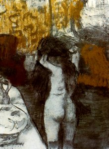 Degas - After the Bath, circa 1876-1877