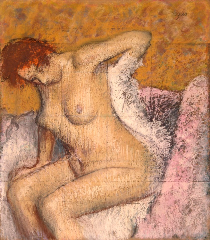 Degas - After the Bath, circa 1895