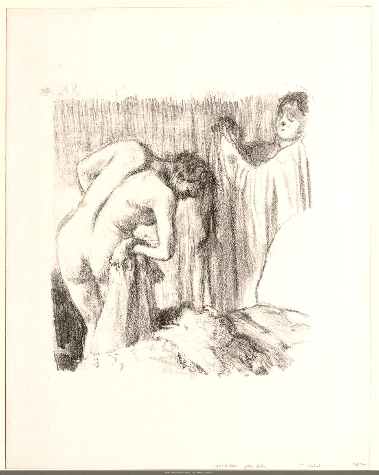 Degas - Après le bain, NUM EM DEGAS 42