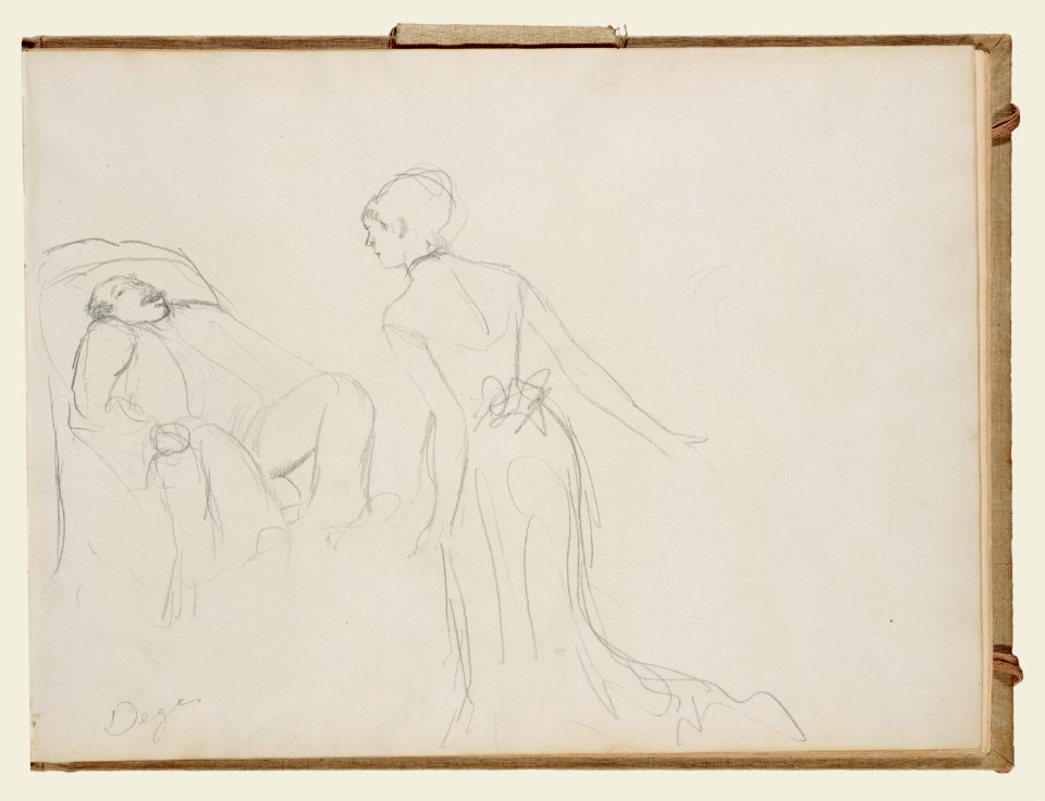 Degas - Café Concert Rehearsal, 95.GD.35.22