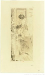Degas - Au Louvre, la peinture, Mary Cassatt, 1er état, btv1b10462519n