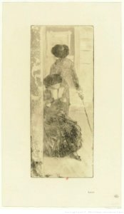 Degas - Au Louvre, la peinture, Mary Cassatt, 2e état, btv1b104625186