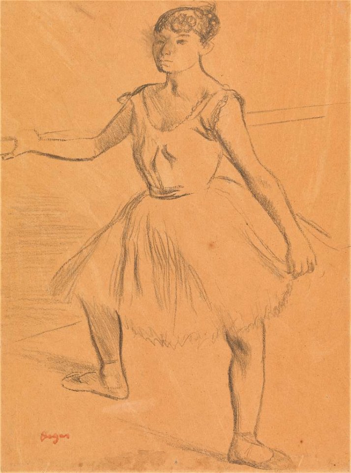 Degas - Ballerina Standing at Bar, BF690