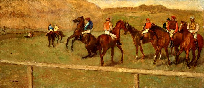 Degas - Before the Start, ca. 1878-80, Lemoisne 503