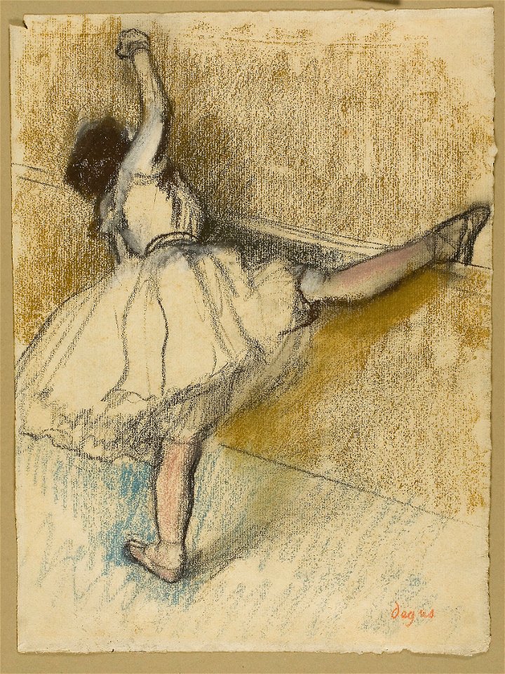 Degas - Dancer Stretching at the Bar, 1933.1229