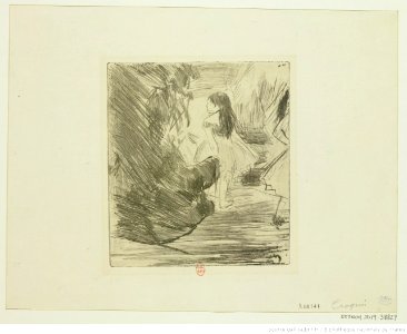 Degas - Deux danseuses dans la coulisse, 2e état, btv1b10462039k