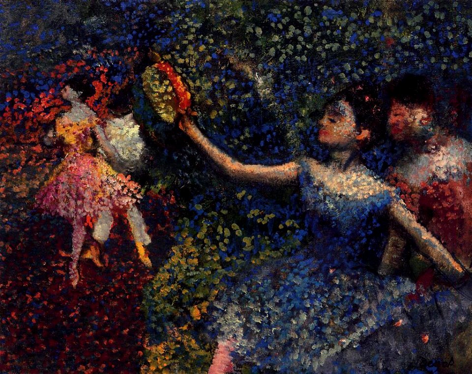 Degas - Dancer and Tambourine, circa 1897