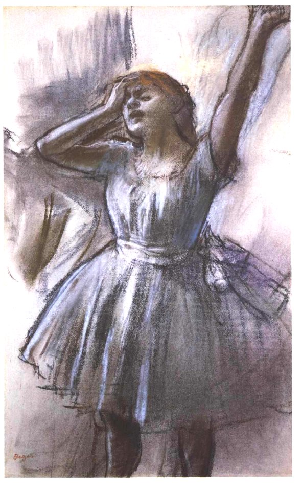 Degas - Erschöpfte Tänzerin