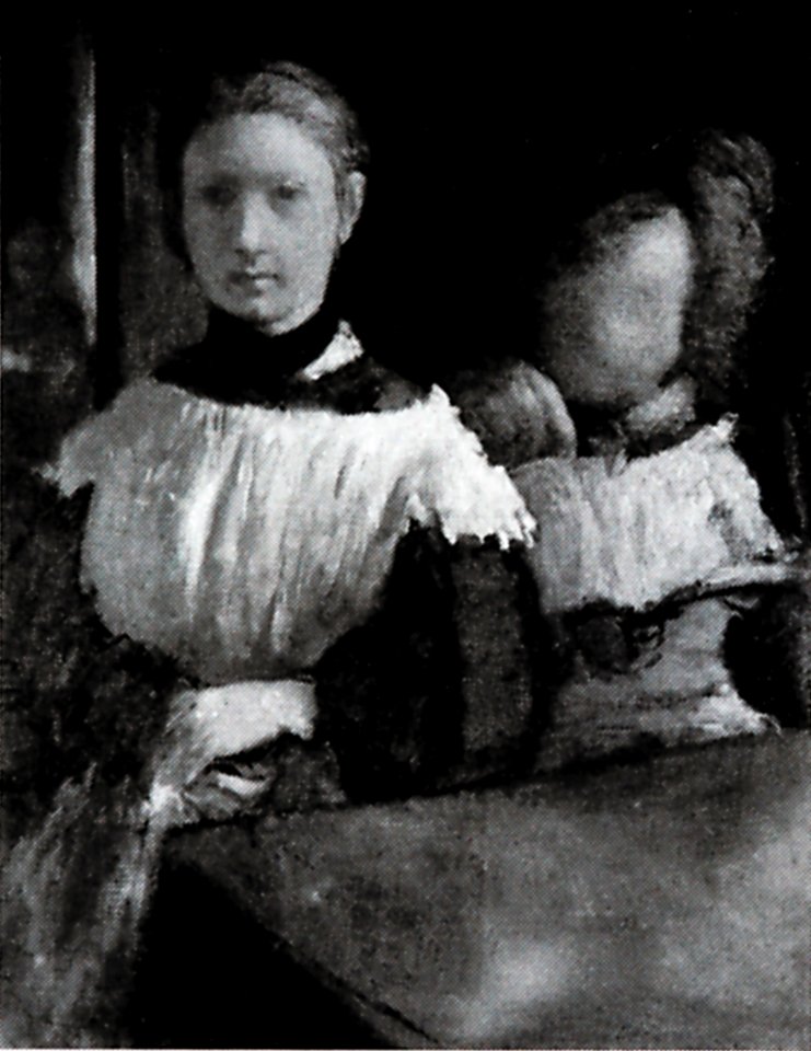 Degas - Giovanna and Guilia Bellelli, Circa 1858