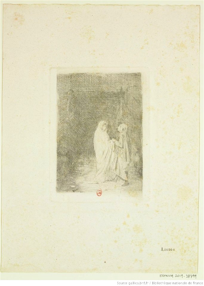 Degas - Dante et Virgile, 1er état, btv1b10462062p