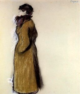 Degas - Frau mit Stadtkostüm