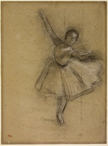 Degas - Dancer Turning, 1968.82. Free illustration for personal and commercial use.