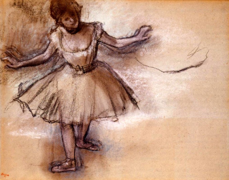 Degas - Dancer, circa 1877