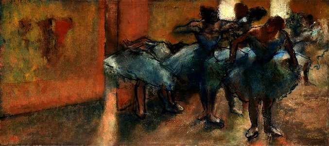 Degas - Dancers in the Foyer, ca. 1889, Lemoisne 996