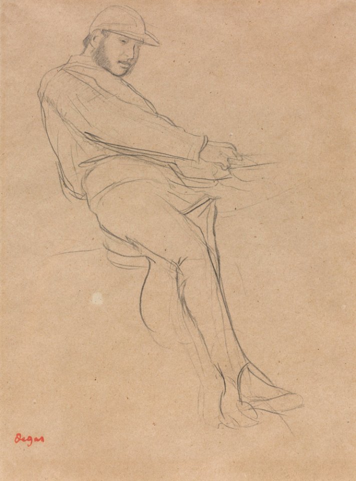 Degas - Jockey, ca. 1878, 65.147